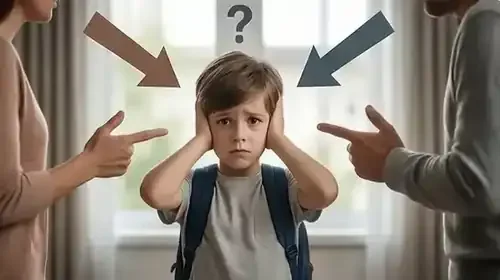 Representação dos direitos da criança contra a alienação parental.