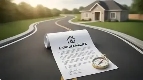 Propriedade imobiliária regularizada através do usucapião extrajudicial.